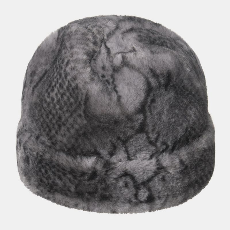 Unisex Algodón Estampado De Serpiente Moda Casual Cálido Sombrero De Esquí Gorro Sin Ala