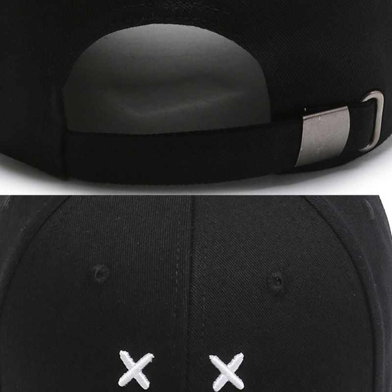 Unisex Algodón Sonrisa Cara De Dibujos Animados Casual Lindo Joven Papá Sombrero Gorra De Béisbol Gorra De Béisbol