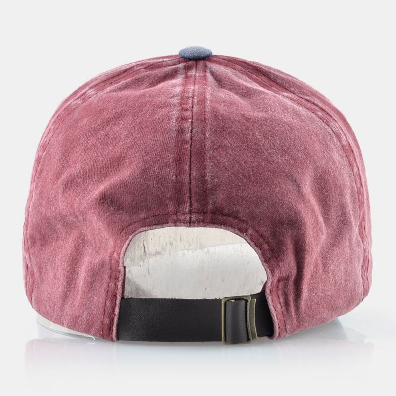 Unisex Bordado Patrón De Tigre Patchwork Ajustable Al Aire Libre Sombrilla Gorra De Béisbol