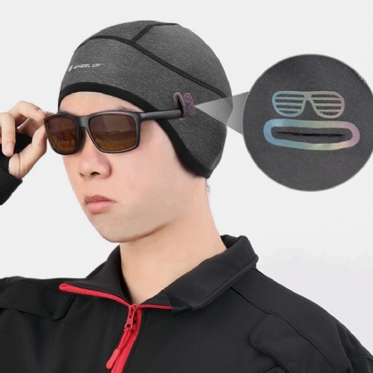 Unisex Cálido Polar Orejeras Protección Anteojos A Prueba De Viento Agujero Colgante Portátil Montar Deporte Sin Ala Beanie Casco