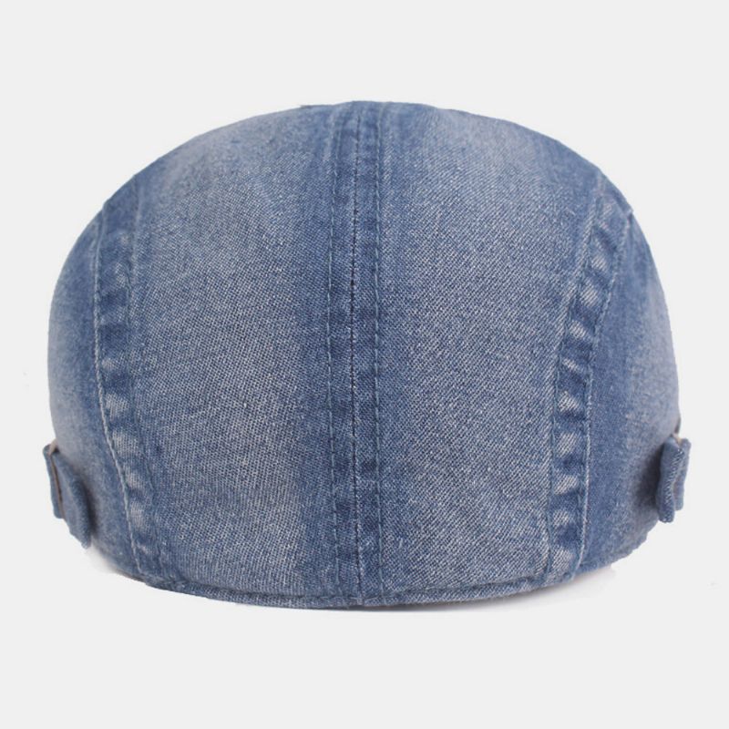 Unisex Denim Washed Make-old Retro Sunshade Forward Cap Boina Gorras Sombrero Plano