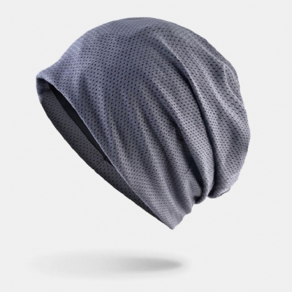 Unisex Fino Deporte Al Aire Libre Correr Transpirable Pañuelo Sombrero Sin Ala Beanie Hat