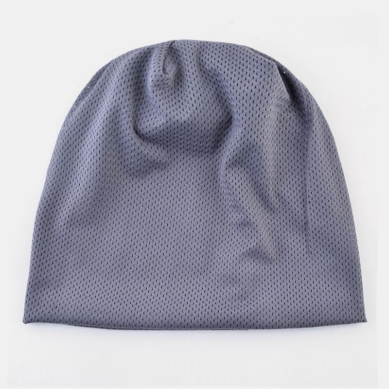 Unisex Fino Deporte Al Aire Libre Correr Transpirable Pañuelo Sombrero Sin Ala Beanie Hat