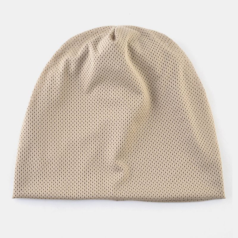 Unisex Fino Deporte Al Aire Libre Correr Transpirable Pañuelo Sombrero Sin Ala Beanie Hat