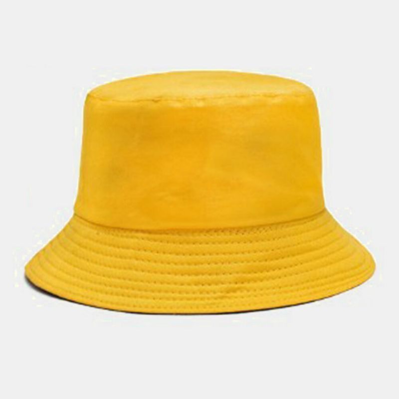 Unisex Girasoles De Doble Cara Patrón Moda Joven 360 Grados Sombrilla Sombrero De Cubo Transpirable