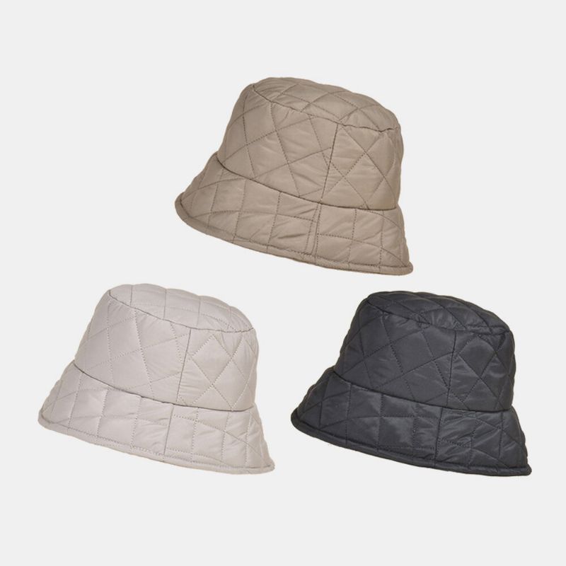 Unisex Plus Algodón Keep Warm Outdoor Casual All-match Pareja Sombrero Bucket Hat