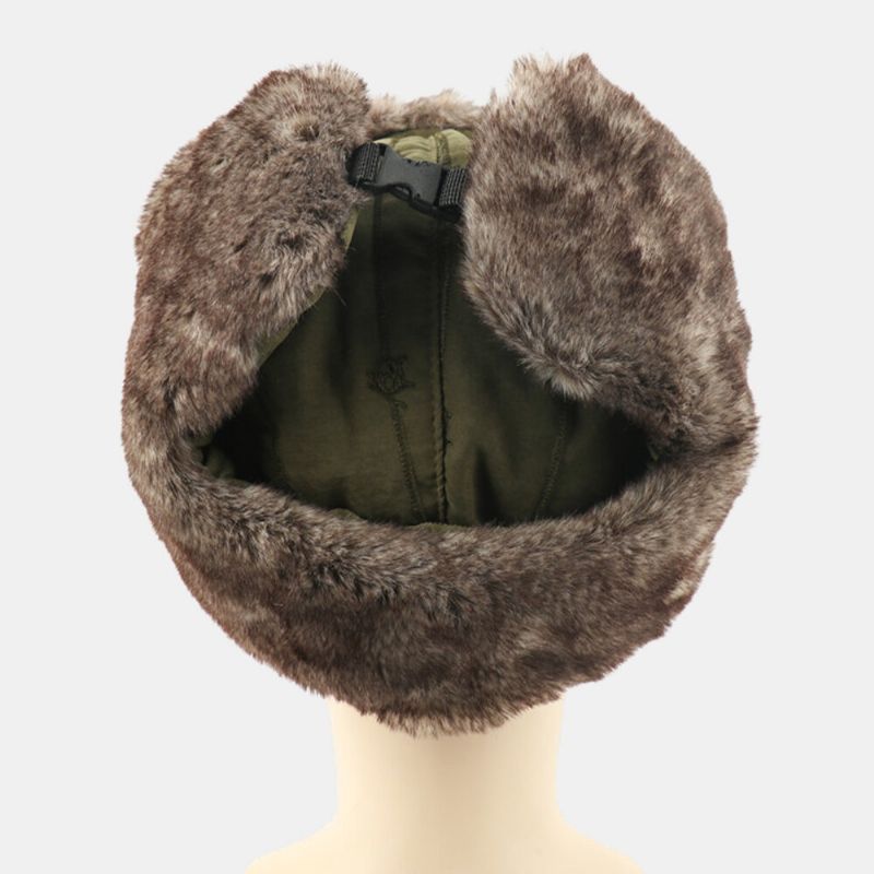 Unisex Plus Thicken Warm Windproof Ear Face Protection Outdoor Trapper Hat