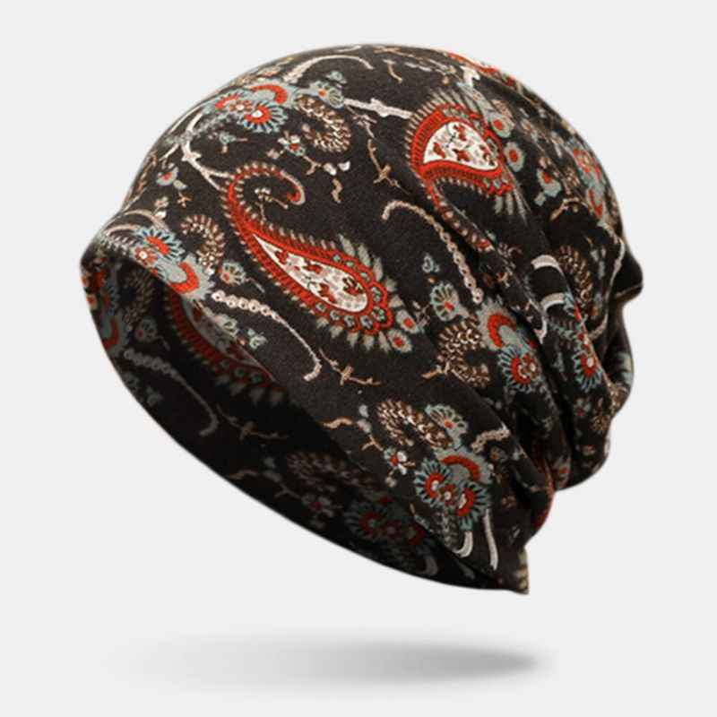 Unisex Retro Estilo Étnico Floral Anacardo Patrón Deporte Moda Gorro Sin Ala