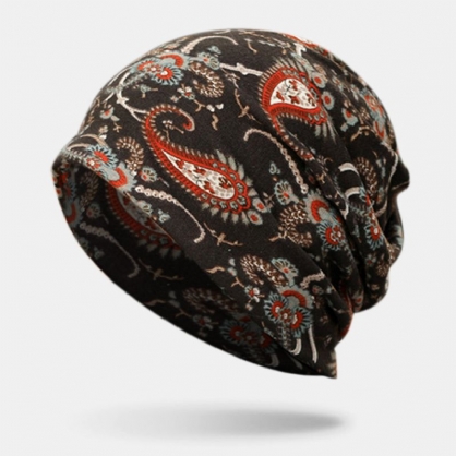 Unisex Retro Estilo Étnico Floral Anacardo Patrón Deporte Moda Gorro Sin Ala