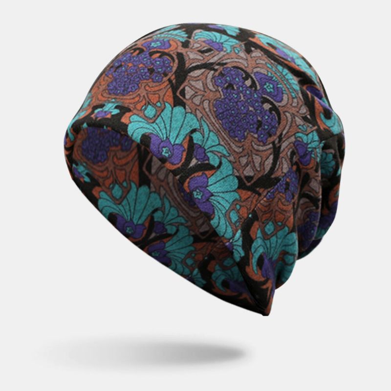 Unisex Retro Estilo Étnico Floral Anacardo Patrón Deporte Moda Gorro Sin Ala