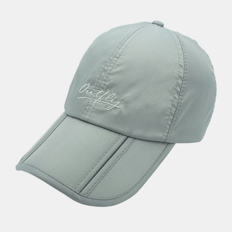 Unisex Verano Protección Solar Protección Uv Viseras Deportivas Al Aire Libre Plegables De Secado Rápido Sombrero De Béisbol