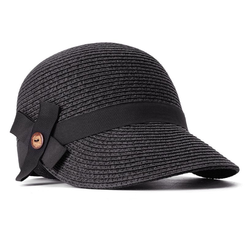 Visera De Sombrero De Paja Para Mujer Gorra De Protección Uv Transpirable Para Montar