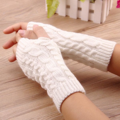 Crochet Knitting Warm Winter Hand Warmer Guantes