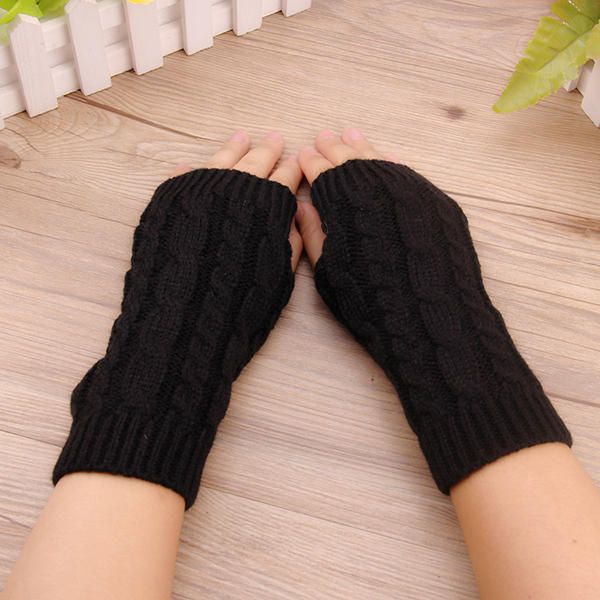 Crochet Knitting Warm Winter Hand Warmer Guantes