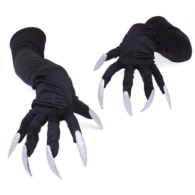 Guante De Uñas Largas Halloween Hollowen Accesorios De Cosplay Trajes Mangas Patas Mangas De Rendimiento