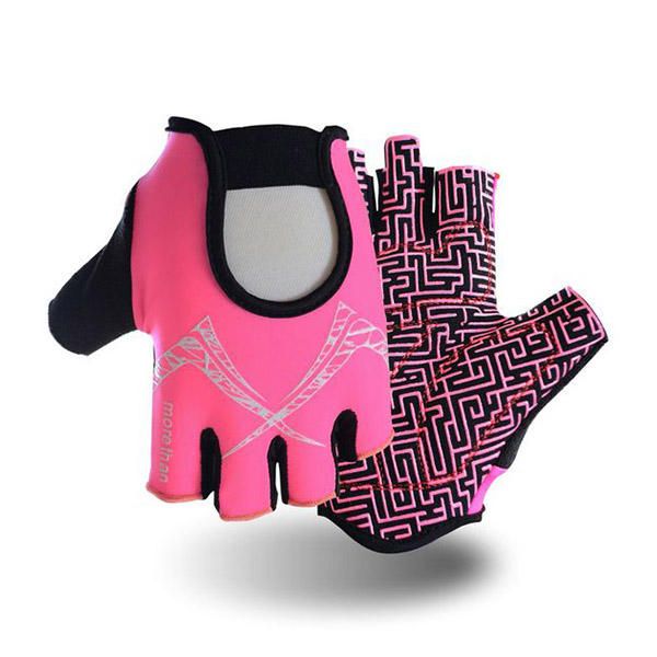 Guantes Antideslizantes De Silicona Transpirables Para Hombres Y Mujeres Guantes De Medio Dedo Para Montar En Deportes Al Aire Libre