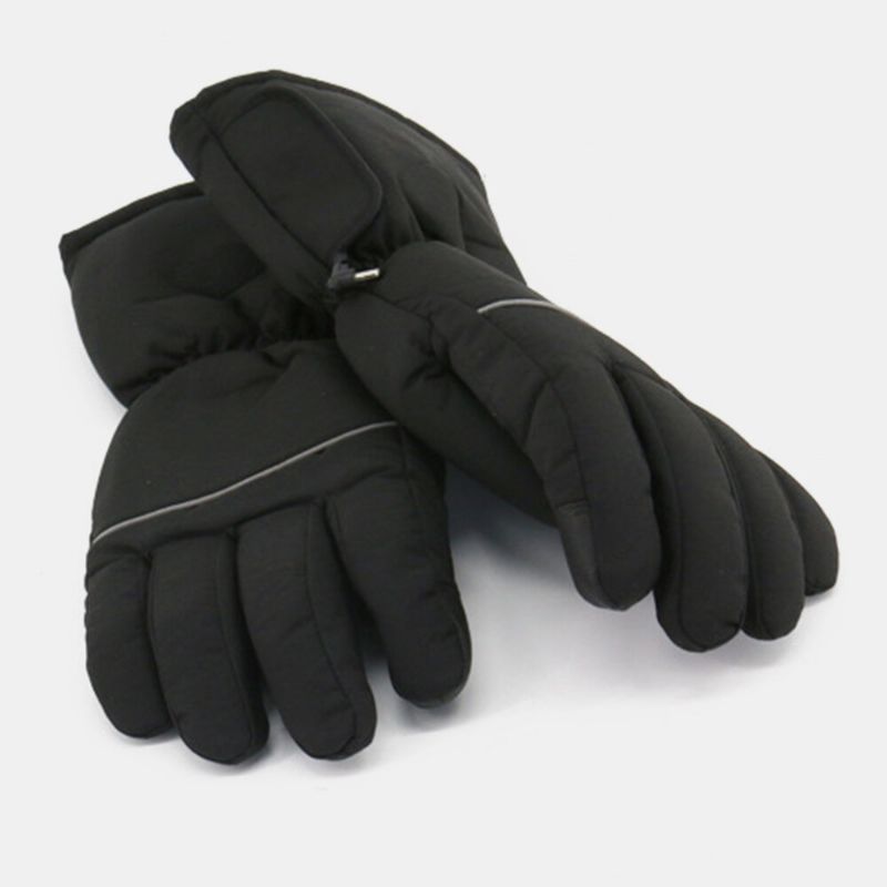 Guantes Calefactores Unisex Con Pantalla Táctil Calentados Por Batería Resistentes Al Viento Cálidos Para Dedos Completos