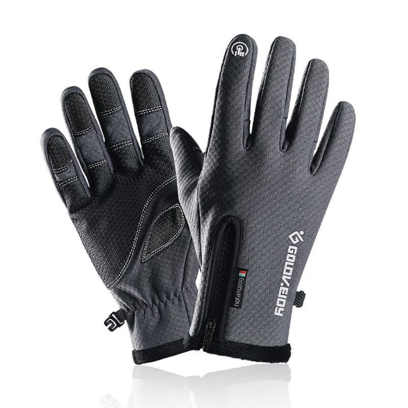 Guantes Cálidos De Invierno Con Pantalla Táctil Guantes Deportivos Cálidos Para Montar A Prueba De Viento Para Montañismo Guantes Tejidos Antideslizantes