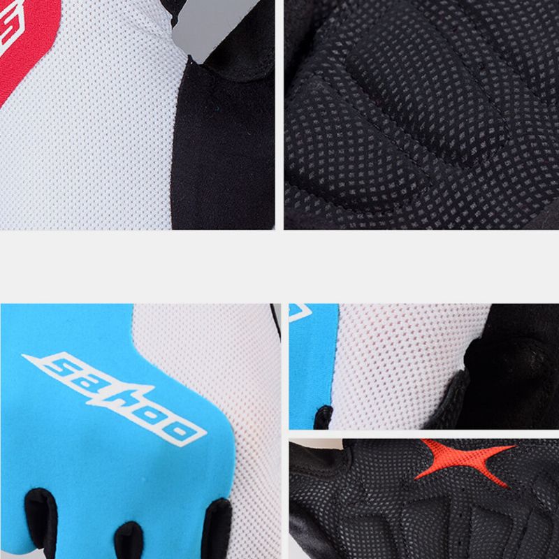 Guantes De Ciclismo Para Montar Al Aire Libre Elásticos Transpirables Y Antideslizantes Unisex