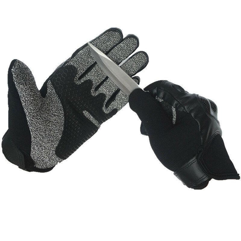 Guantes De Dedo Completo Antideslizantes De Entrenamiento Militar Táctico Antideslizantes De Cuero Para Hombres