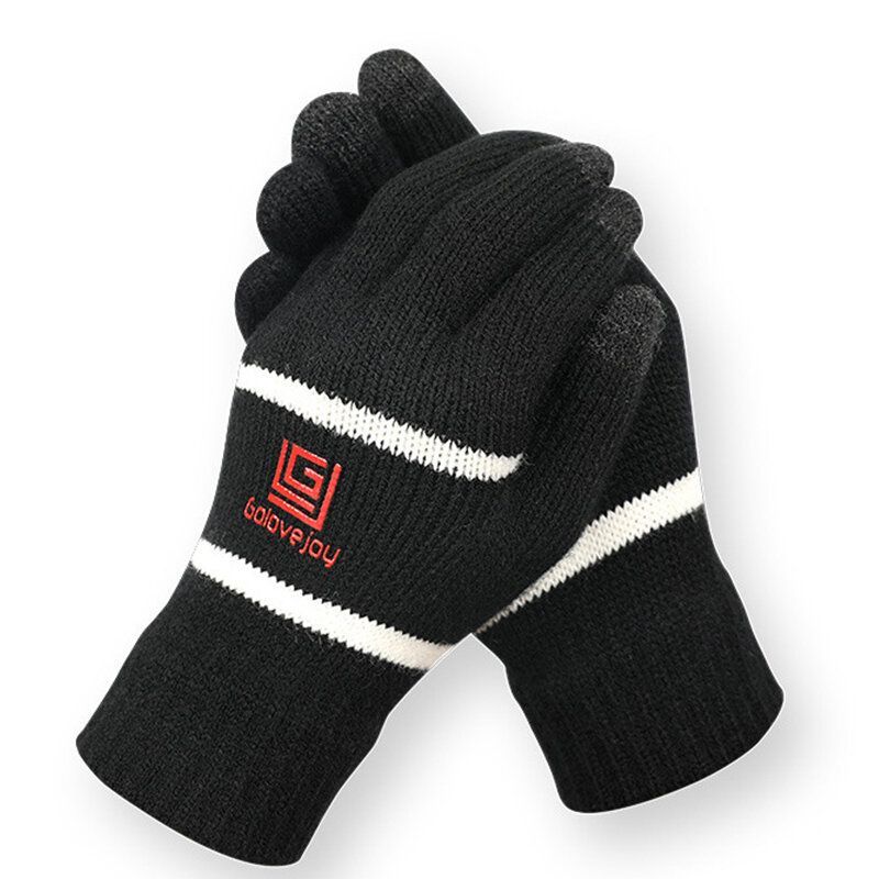 Guantes Gruesos Cálidos Unisex Con Pantalla Táctil De Invierno Para Montar Al Aire Libre