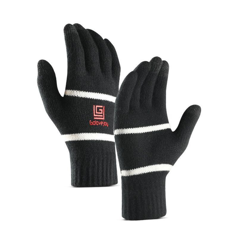 Guantes Gruesos Cálidos Unisex Con Pantalla Táctil De Invierno Para Montar Al Aire Libre