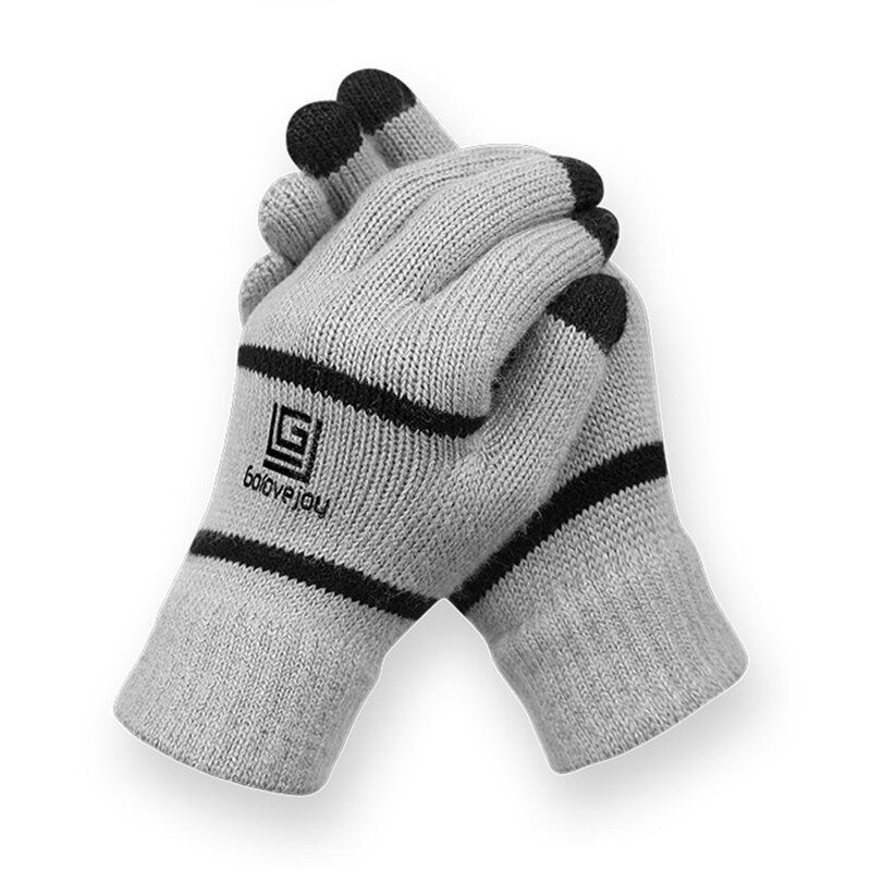 Guantes Gruesos Cálidos Unisex Con Pantalla Táctil De Invierno Para Montar Al Aire Libre