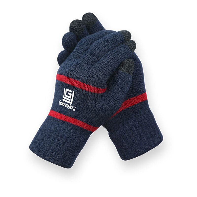 Guantes Gruesos Cálidos Unisex Con Pantalla Táctil De Invierno Para Montar Al Aire Libre