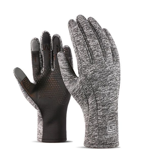 Guantes Impermeables De Terciopelo Deportivo Para Hombre Y Mujer Guantes De Escalada De Esquí Con Pantalla Táctil Para Montar Al Aire Libre