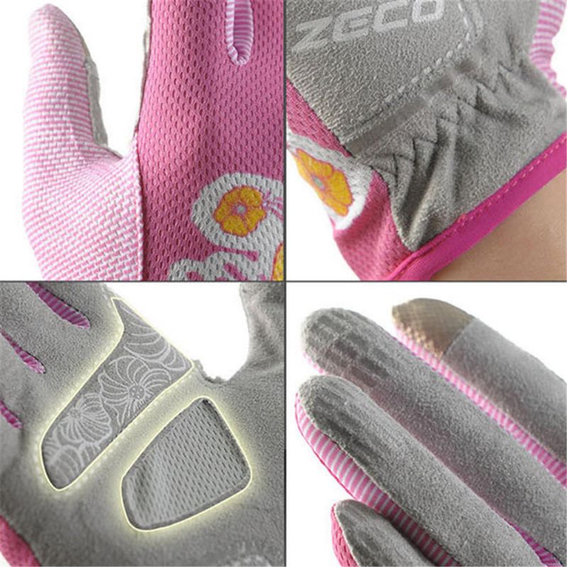 Guantes De Medio Dedo Transpirables Finos De Verano Para Mujer