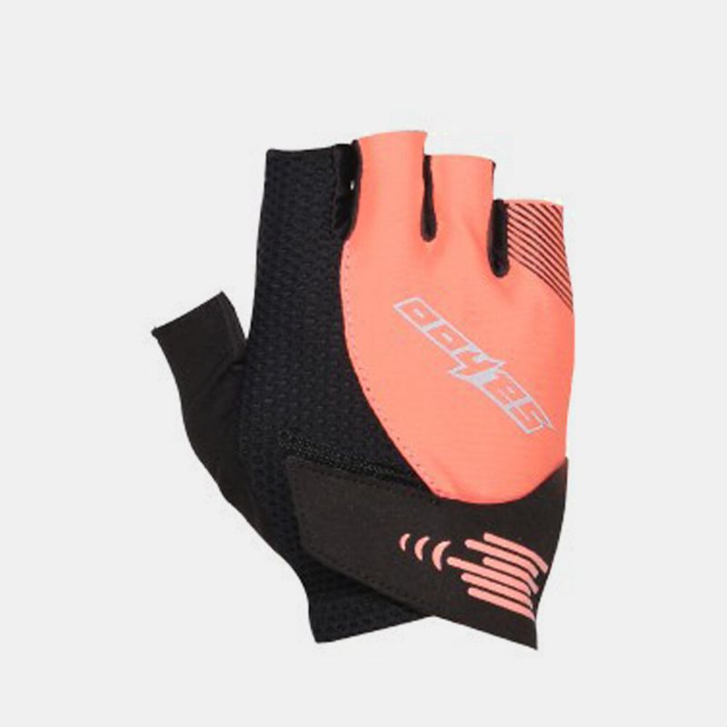 Guantes De Medio Dedo Unisex Antideslizantes Transpirables Y Resistentes Al Desgaste Para Montar En Bicicleta Al Aire Libre