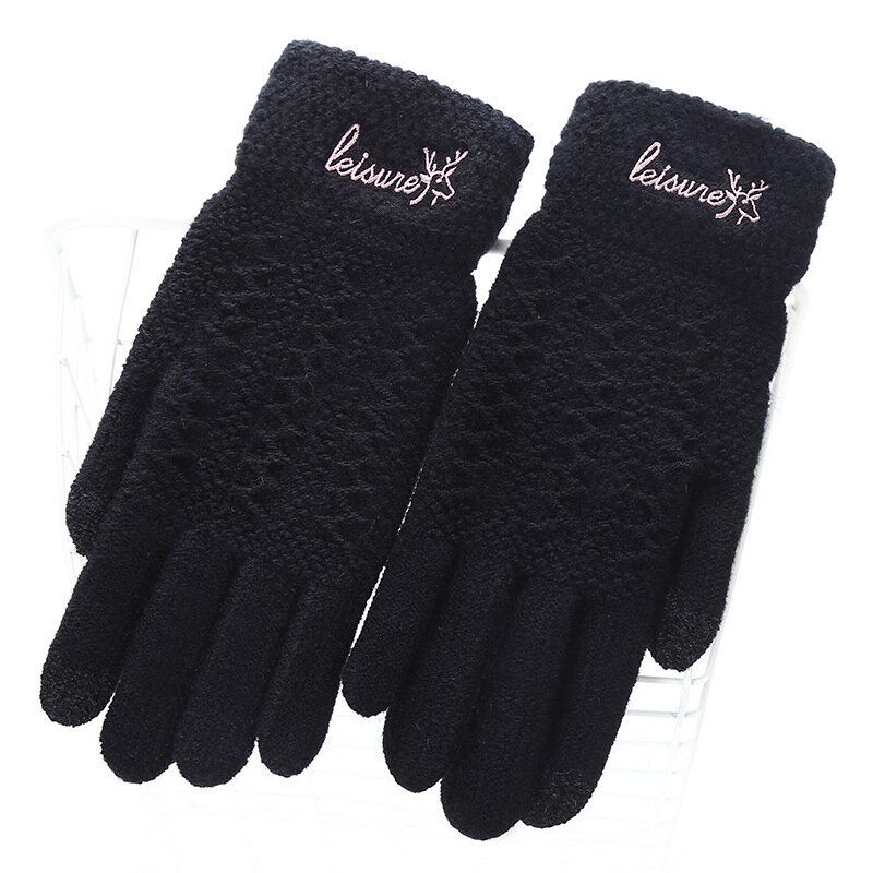 Guantes De Navidad Tejidos Guantes De Exterior Con Pantalla Táctil