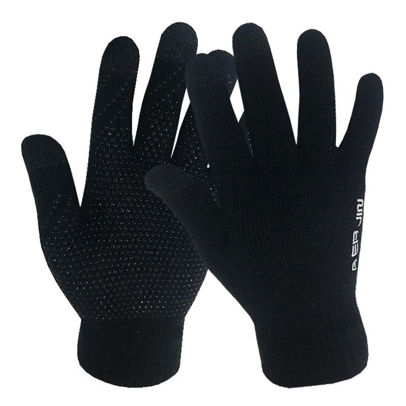 Guantes Para Pantalla Táctil Guante De Punto Cálido Resistente A Cortes