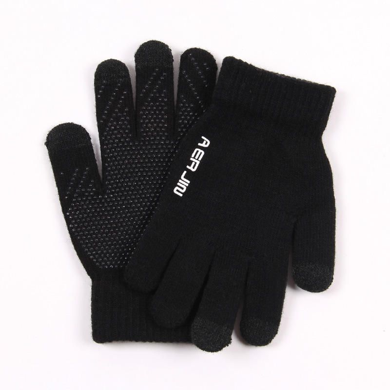 Guantes Para Pantalla Táctil Guante De Punto Cálido Resistente A Cortes