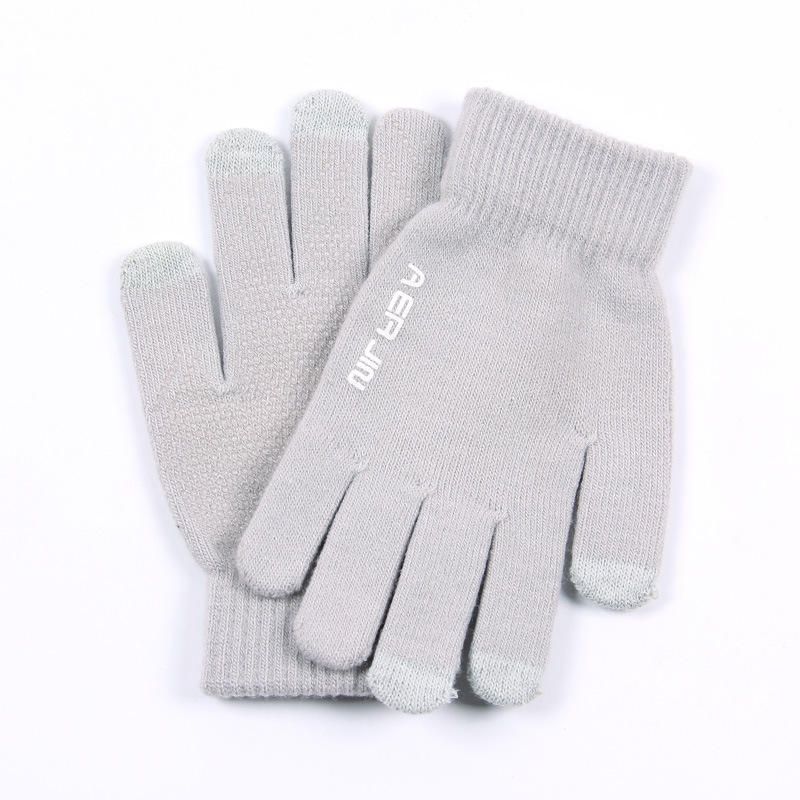 Guantes Para Pantalla Táctil Guante De Punto Cálido Resistente A Cortes