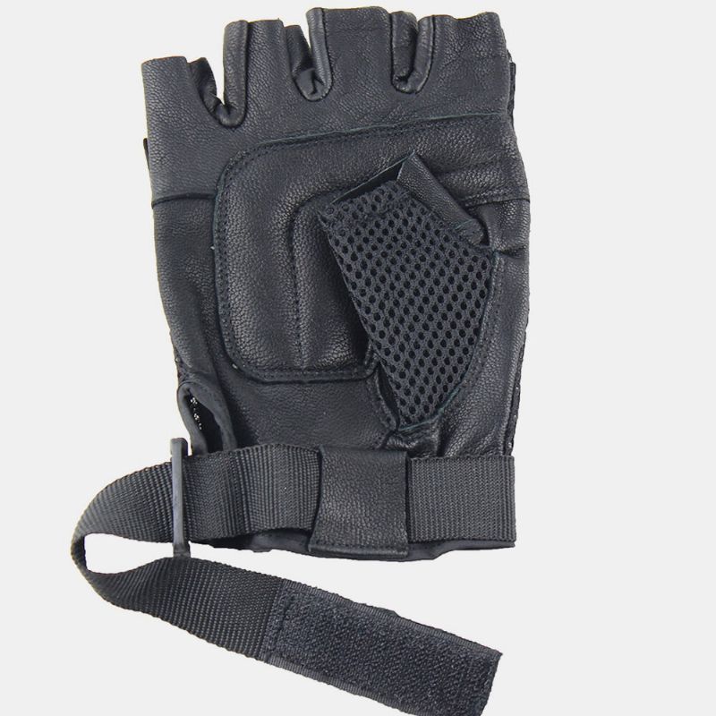 Guantes Tácticos Al Aire Libre Motocicleta Deportes Montañismo Medio Dedo Guantes Hombre Campo Fitness Bicicleta Guantes