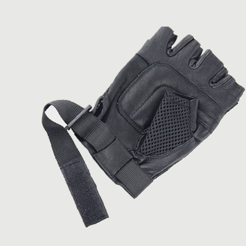 Guantes Tácticos Al Aire Libre Motocicleta Deportes Montañismo Medio Dedo Guantes Hombre Campo Fitness Bicicleta Guantes