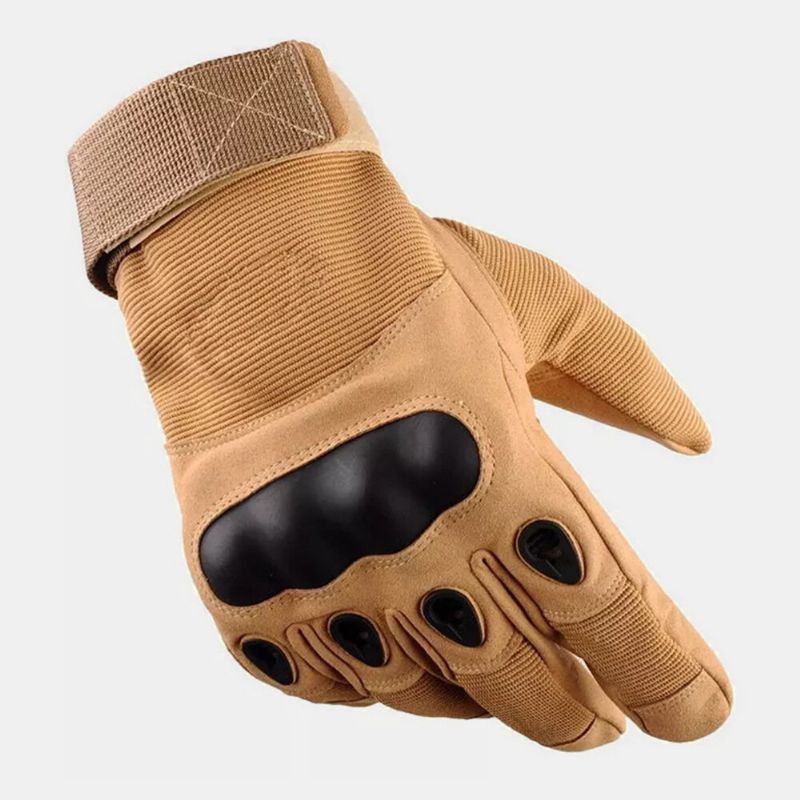 Guantes Tácticos Transpirables Para Entrenamiento De Montañismo Al Aire Libre Antideslizantes Resistentes Al Desgaste Con Corte Anti-cuchillo De Dedo Completo Para Hombres