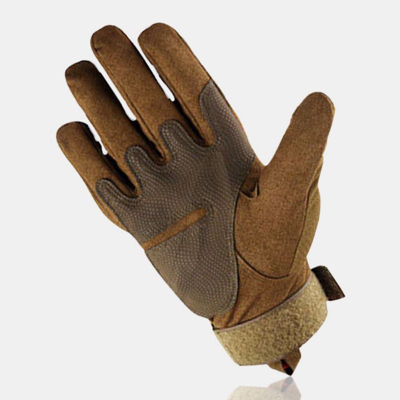 Guantes Tácticos Transpirables Para Entrenamiento De Montañismo Al Aire Libre Antideslizantes Resistentes Al Desgaste Con Corte Anti-cuchillo De Dedo Completo Para Hombres