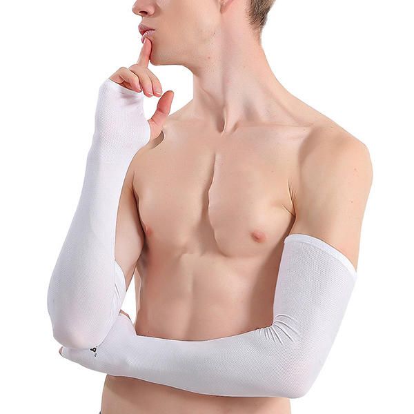 Hombres Mujeres Anti-uv Brazo Mangas De Enfriamiento Guantes