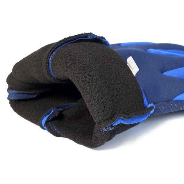 Hombres Mujeres Guante De Pantalla Táctil Impermeable Invierno Cálido Fleece Guantes Antideslizantes Ajustable