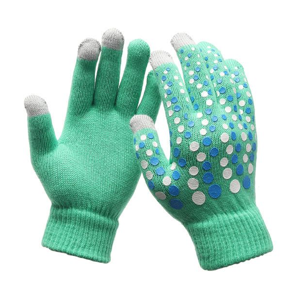 Mujeres Damas Invierno Cálido Pantalla Táctil Guantes Lindos Tela Deporte Ciclismo Guantes De Dedo Completo