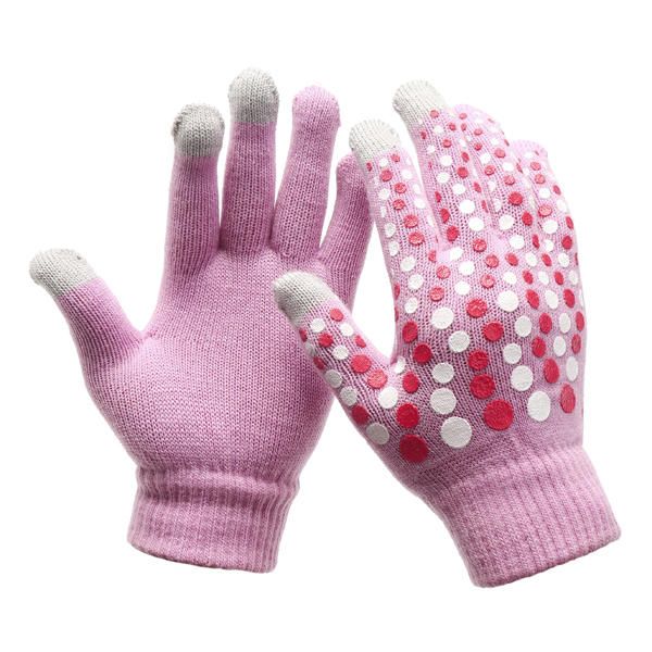 Mujeres Damas Invierno Cálido Pantalla Táctil Guantes Lindos Tela Deporte Ciclismo Guantes De Dedo Completo