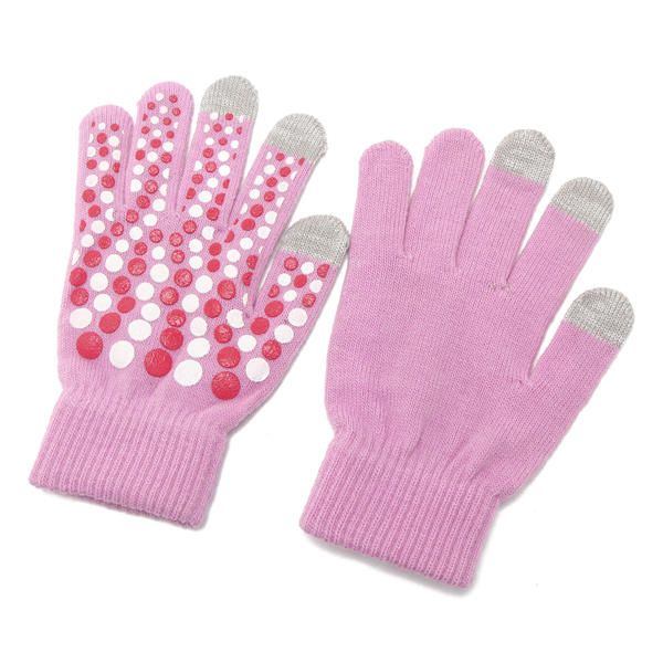 Mujeres Damas Invierno Cálido Pantalla Táctil Guantes Lindos Tela Deporte Ciclismo Guantes De Dedo Completo