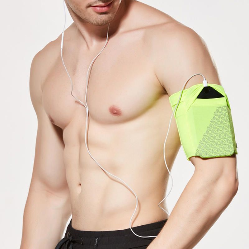 Sports Jogging Gym Brazalete Bolsa Para Correr Poliéster Funda Para Teléfono Móvil Bolsa De Soporte