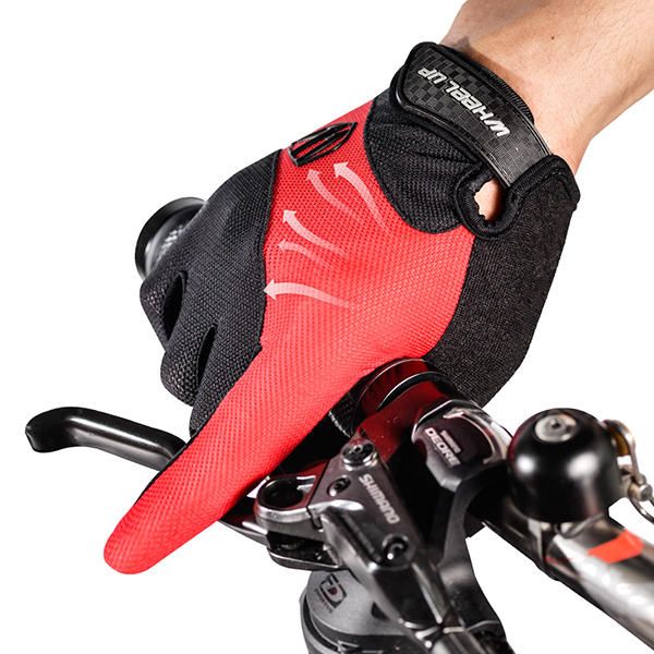 Wheelup Hombre Riding Guantes Antideslizantes Transpirables Soprts Para Exteriores Pantalla Táctil Dedos Completos Mitones