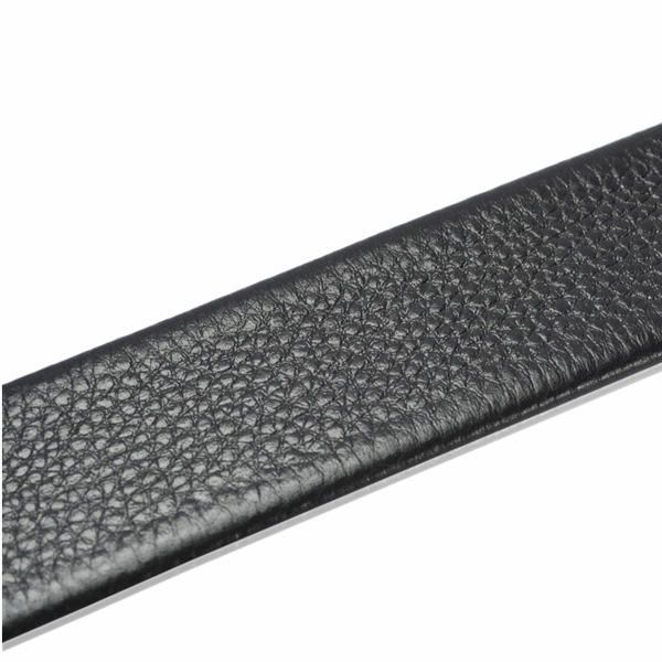 125-130cm Moda Hombres Cinturón De Cuero De Negocios Patrón De Estrella Cinturón De Hebilla Automática