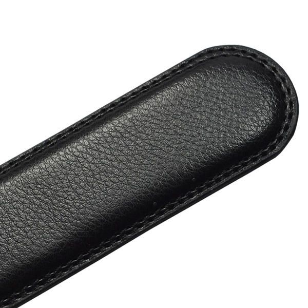 Cinturón De Cuero Genuino De Negocios Para Hombres Casual Metal Correa De Hebilla Automática Jeans Vaquero