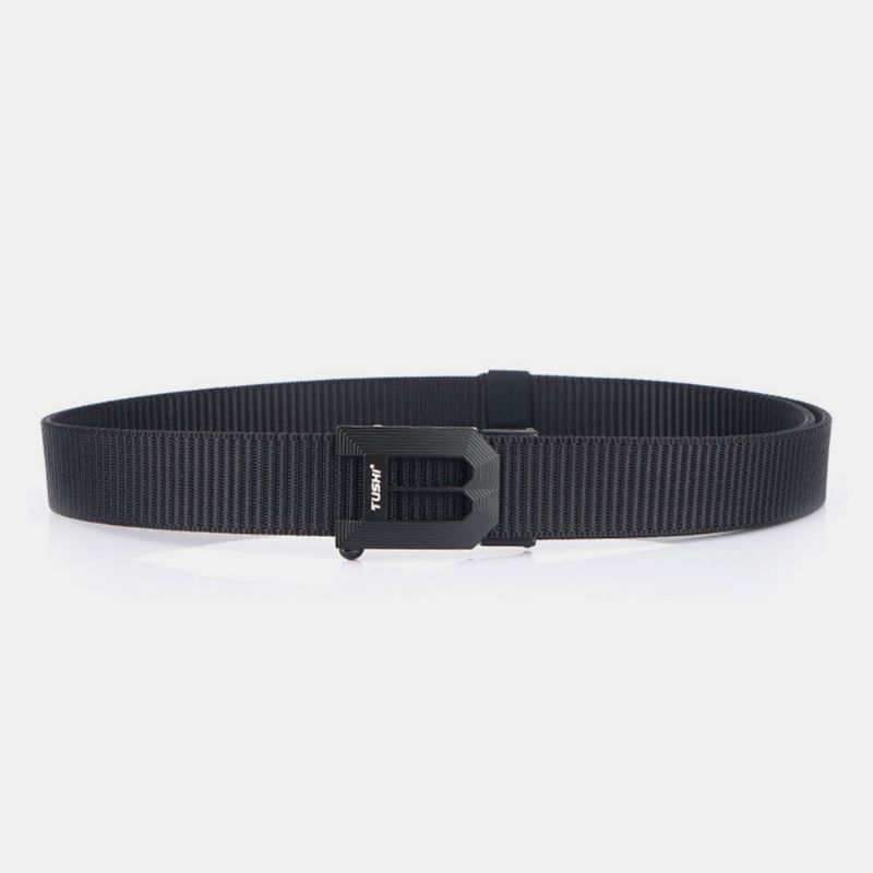 Hombres Nylon 120cm Hebilla Automática Casual Young All-match Jeans Belt