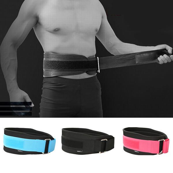 Soporte De Cintura Ajustable Para Hombre Levantamiento De Pesas Entrenamiento Físico Compresión Cinturón Para El Vientre Cinturón